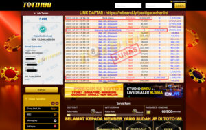Bukti Jp Kemenangan Toto188 Singapore Pools 18 Desember 2023