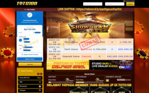 Bukti Jp Kemenangan Toto188 Wild Bounty Showdown 18 Desember 2023