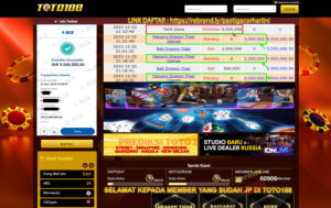 Bukti Jp Kemenangan Toto188 Dragon Tiger 22 Desember 2023