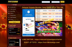 Bukti Jp Kemenangan Toto188 27 Desember 23