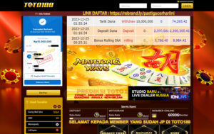 Bukti Jp Kemenangan Toto 188 Mahjong Ways 25 Desember 2023
