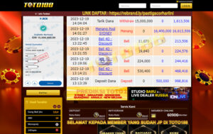 Bukti Jp Kemenangan Toto188 Sydney Pools 19 Desember 2023