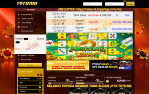 Bukti Jp Kemenangan Toto188 Mahjong Ways2 22 Desember 2023