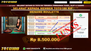 Bukti Jp Kemenangan Roulette Toto188 7 maret 2024