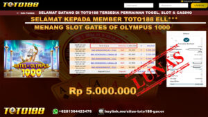 Bukti Jp Kemenangan Gates Of Olympus 1000 22 Maret 2024