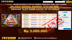 Bukti Jp Kemenangan Gates of olympus toto188 10 maret 2024