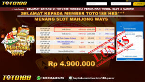 Bukti Jp Kemenangan Slot Mahjong Ways 18 Maret 2024