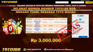 Bukti Jp Kemenangan Togel Pasaran Toto macau 10 Maret 2024
