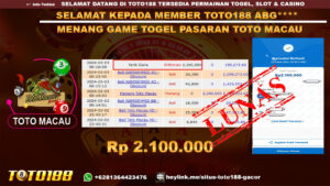 Bukti Jp Kemenangan Toto macau Toto188 03 Maret 24