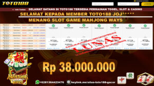 Bukti Jp Kemenangan Slot Game Mahjong Ways Toto188 17 April 2024