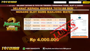 Bukti Jp Kemenangan Mahjong Ways2 01 April 2024