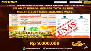 Bukti Jp Kemenangan Slot Game Mahjong Ways Toto188 15 april 2024