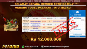 Bukti Jp Kemenangan Togel Pasaran Toto Macau 04 April 2024