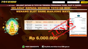 Bukti Jp Kemenangan Slot Mhajong Ways 03 April 2024