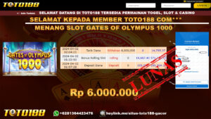 Bukti Jp Kemenangan gates Of Olympus 1000 02 April 2024