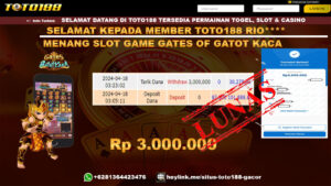 Bukti Jp Kemenangan Gates Of Gatot Kaca 18 April 2024