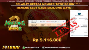 Bukti jp kemenangan Slot game mahjong ways 29 april 2024