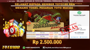 Bukti jp kemenangan togel pasaran toto macau 18 mei 2024