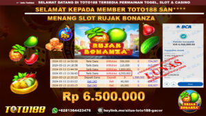 Bukti jp kemenangan slot rujak bonanza 13 mei 2024