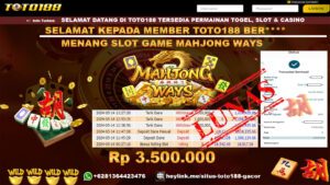 Bukti Jp Kemenangan Slot game mahjong ways 14 mei 2024