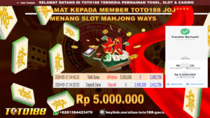 Bukti jp kemenangan slot mahjong ways 17 mei 2024