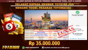 Bukti jp kemenangan togel pasaran toto macau 31 mei 2024
