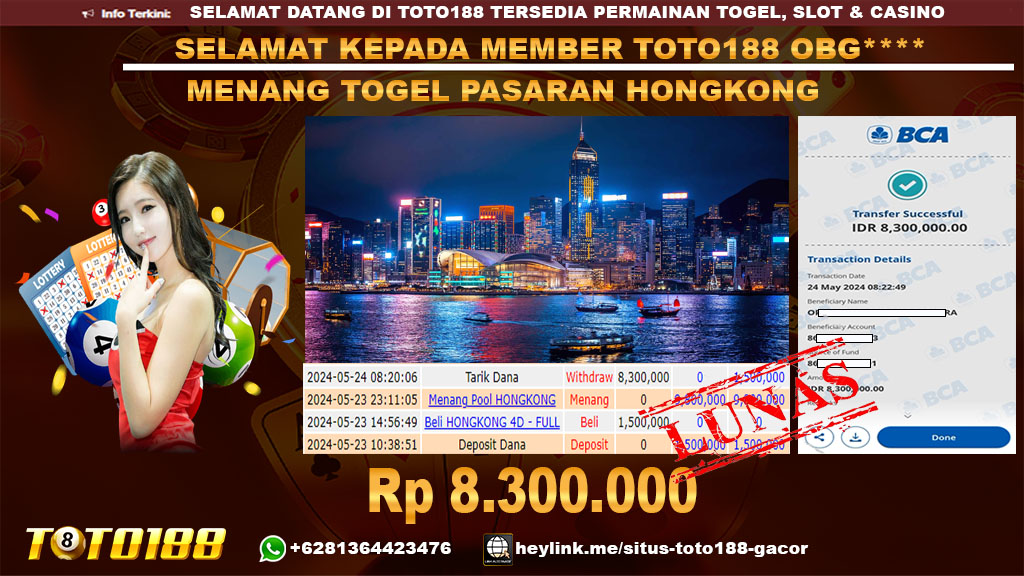 Bukti jp kemenangan togel pasaran hongkong 24 mei 2024