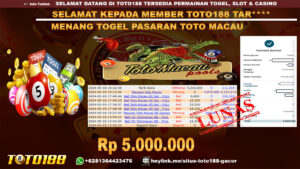 Bukti jp kemenangan togel pasaran totomacau 19 mei 2024