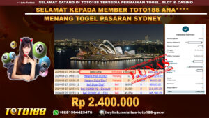 Bukti jp kemenangan togel pasaran sydeny 27 mei 2024