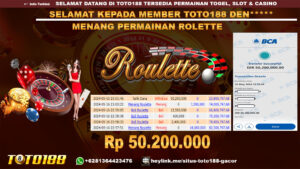 Bukti jp kemenangan permainan roulette 16 mei 2024