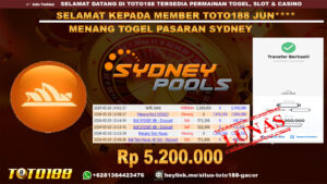 Bukti jp kemenangan togel pasaran sydney 20 mei 2024