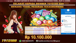 Bukti jp kemenangan togel pasaran texasmorning 27 mei 2024