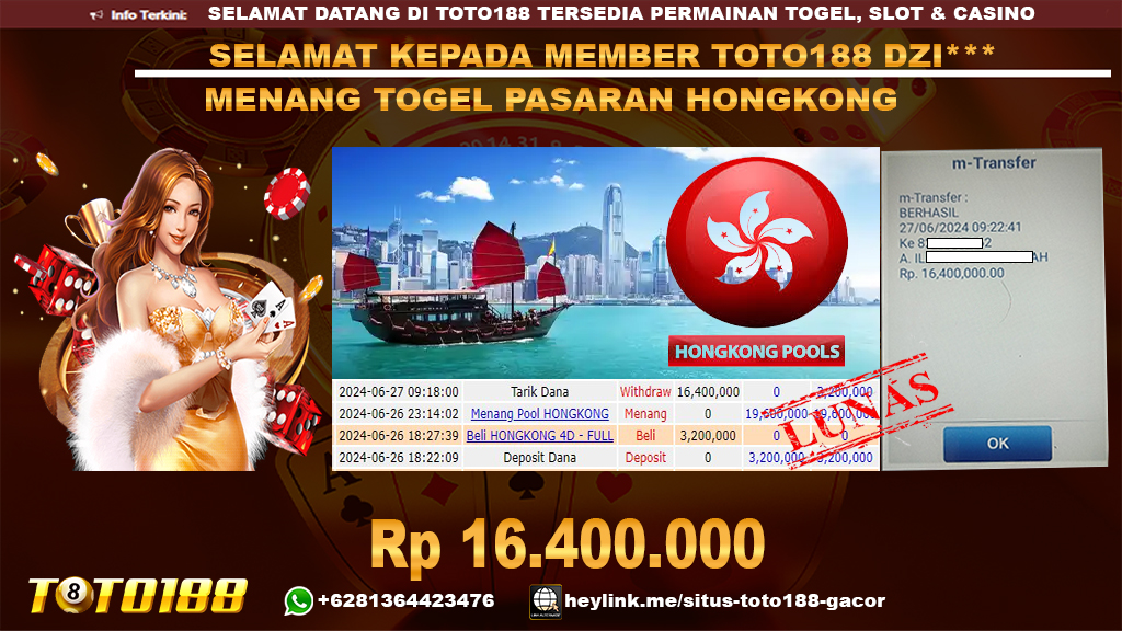 Bukti jp kemenangan togel pasaran hongkong 27 juni 2024