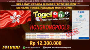 Bukti jp kemenangan togel pasaran hongkong 18 juni 2024