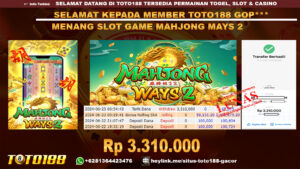 Bukti jp kemenangan slot game mahjong ways2 23 juni 2024
