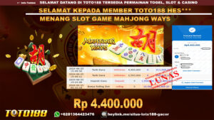 Bukti jp kemenangan slot game mahjong ways 25 juni 2024