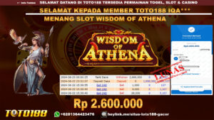 Bukti jp kemenangan slot wisdom of athena 23 juni 2024