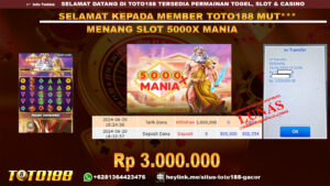 Bukti jp kemenangan slot 5000x mania 20 juni 2024