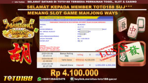 Bukti jp kemenangan slot game mahjong ways 05 juni 2024