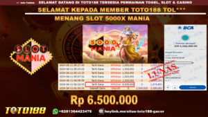 Bukti jp kemenangan slot 5000x mania 11 juni 2024