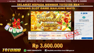Bukti jp kemenangan slot game mahjong ways 25 juni 2024