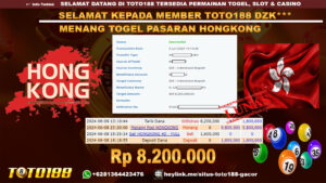 Bukti jp kemenangan togel pasaran hongkong 9 juni 2024