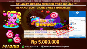 Bukti jp kemenangan slot game sweet bonanza 8 juni 2024