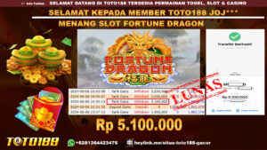 Bukti jp kemenangan slot game fortune dragon 6 juni 2024