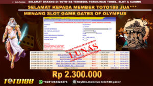 Bukti jp kemenangan slot game gates of olympus 5 juni 2024