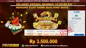 Bukti jp kemenangan slot game mahjong ways 25 juni 2024