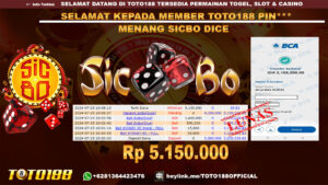 Bukti JP Kemenangan SICBO DICE 25 Juli 2024