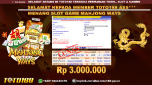 Bukti jp kemenangan slot game mahjong ways 14 july 2024