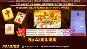 Bukti jp kemenangan slot game mahjong ways 6 july 2024
