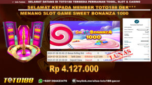 Bukti jp kemenangan slot game sweet bonanza 1000 5 july 2024
